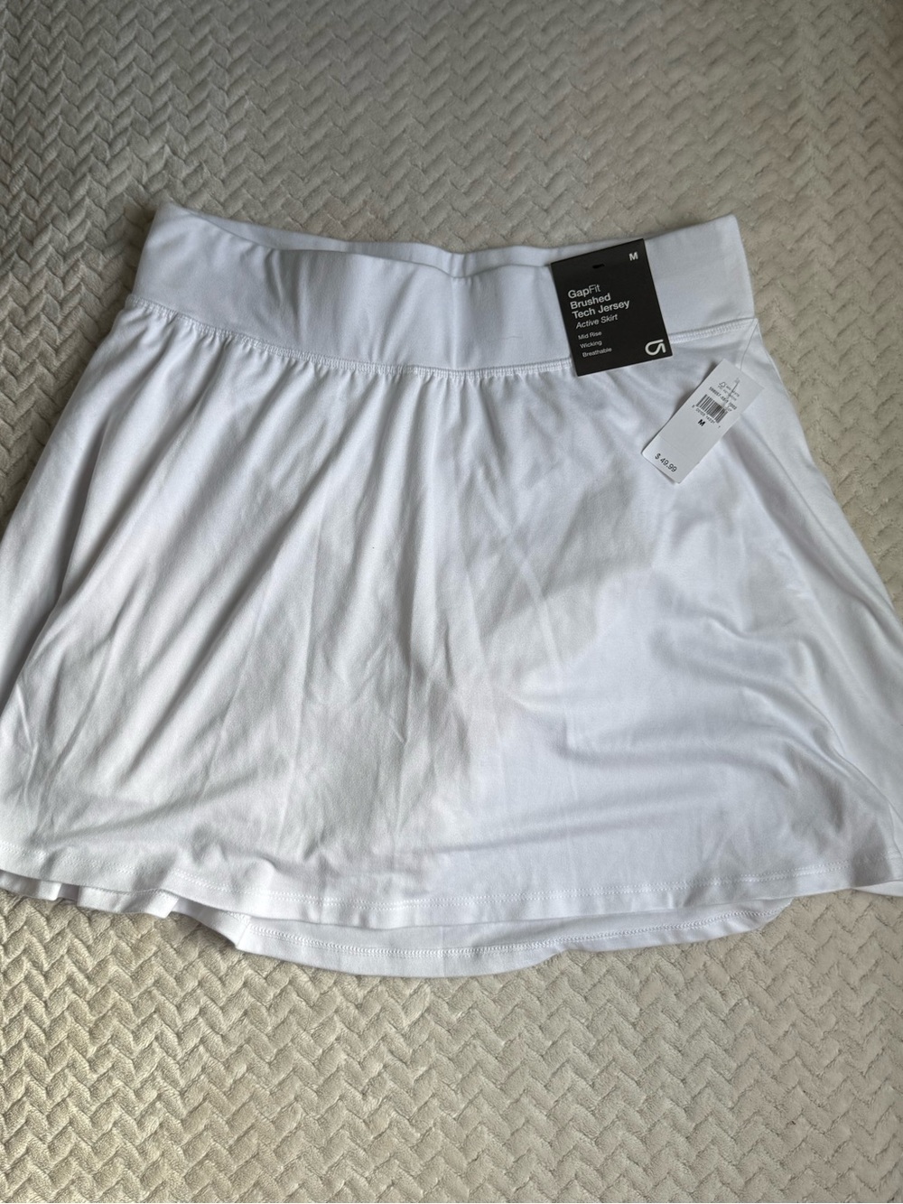 GAP White Circle Skater Skirt